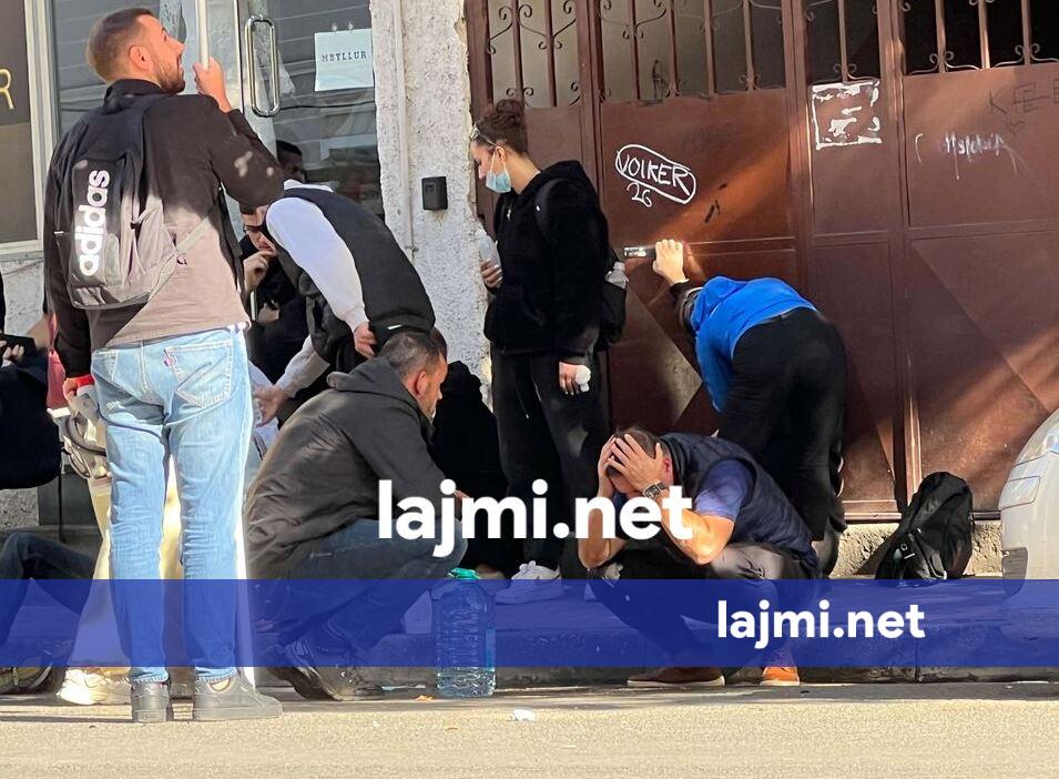 Disa persona të lënduar nga protesta në Tiranë  pamje nga atje
