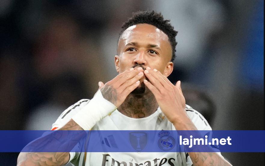Lajm i madh për Realin  Militao në dispozicion për ndeshjen ndaj Sevillës