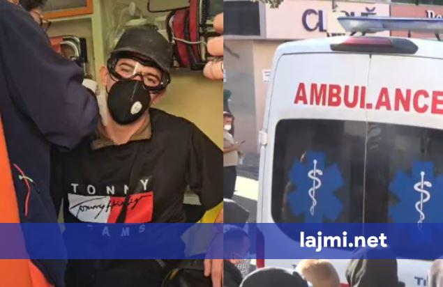 Ambulanca u jep ndihmën e parë të rinjve që u lënduan nga plumbat e gomës gjatë protestës në Tiranë