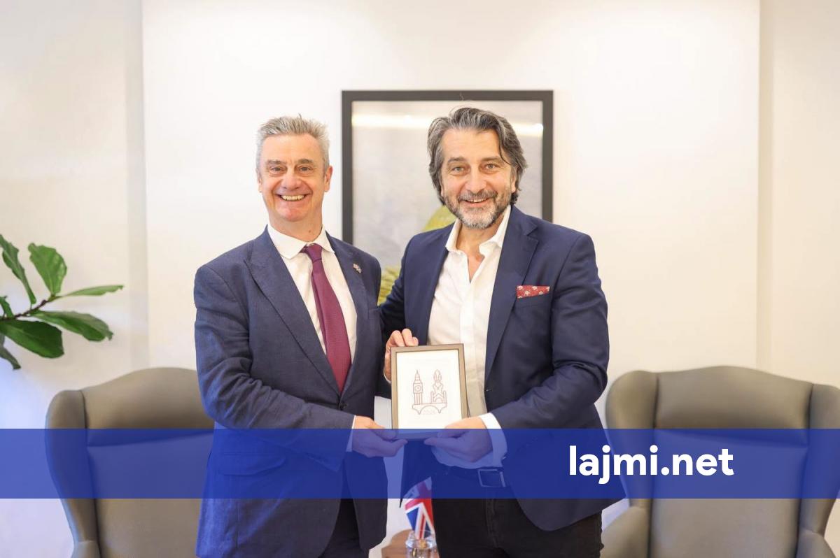 Përparim Rama takohet me ambasadorin britanik  diskutojnë 19 projektet strategjike të Prishtinës