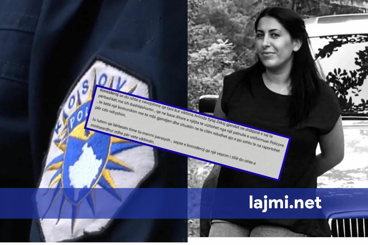 Zbardhet e maili i 23 tetorit   Si u injorua kërkesa e policit Sheremeti nga eprorët në Pejë  ku kërkohej patrullim ditor për Arlinda Zekajn para se të vritej