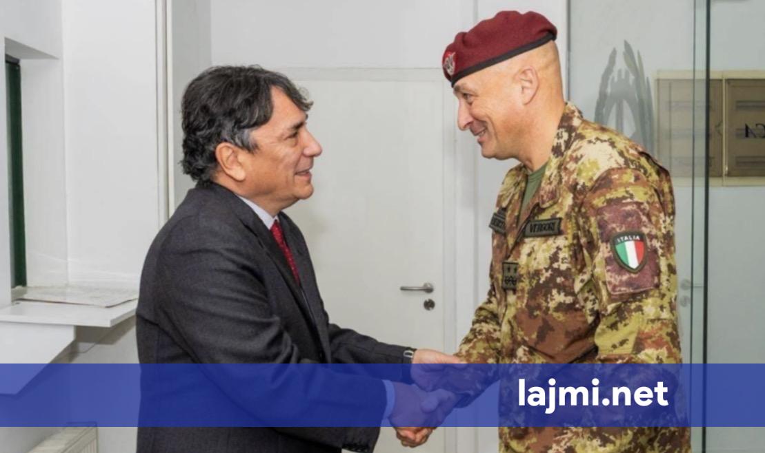 KFOR i dhe ambasadori italian diskutojnë koordinimin dhe sigurinë në Kosovë